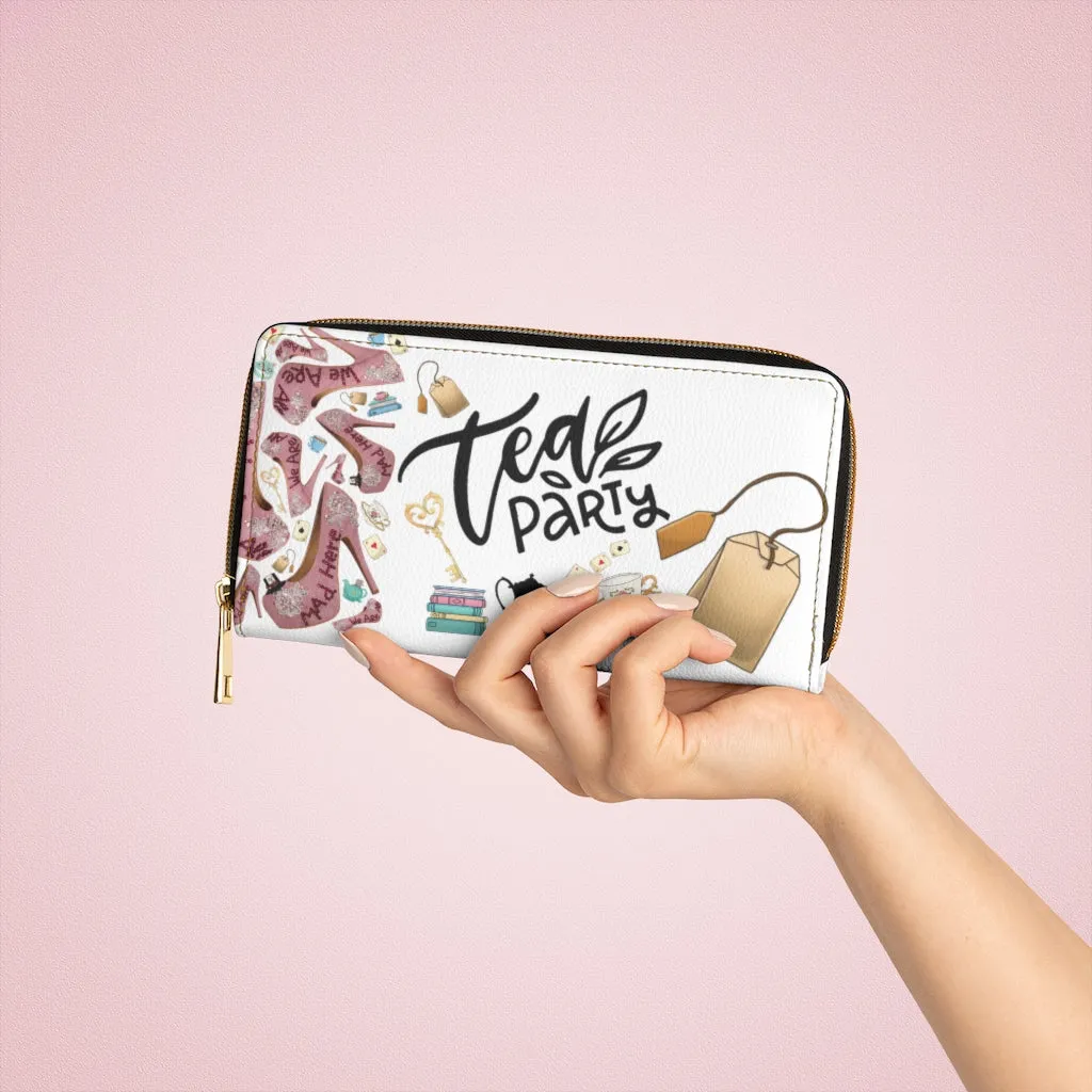 Zipper Wallet 'Tea Party'