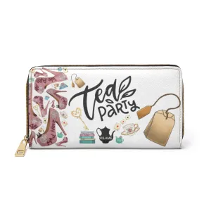 Zipper Wallet 'Tea Party'